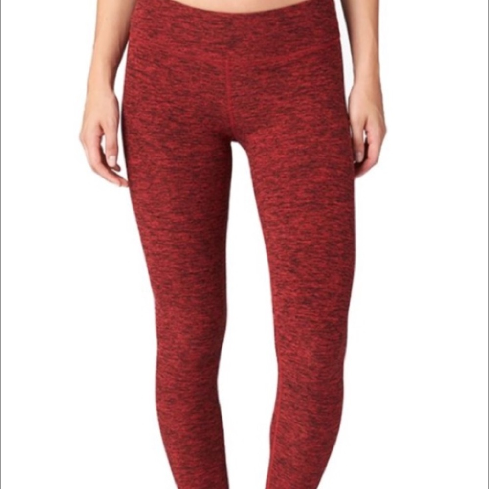 Beyond Yoga Red Chili Spacedye Long Leggings S